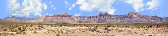 Picture of Desert mountains nevada with desert floor right