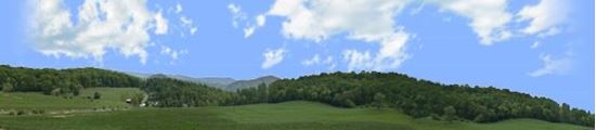 Picture of Farm in viginia blue ridge mountains right